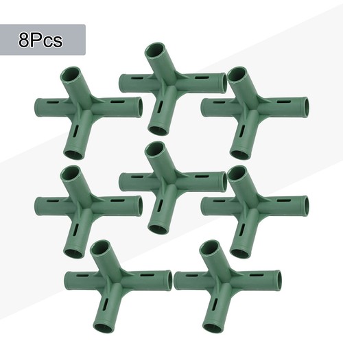 Robust Greenhouse Frame Connector Kit Set of 8 19mm Heavy Duty Pipe Brackets - Bild 37 von 45