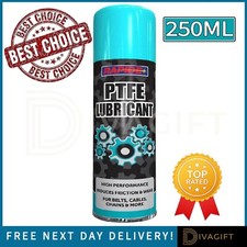 PTFE LUBRICANT SPRAY RAPIDE WHITE MULTI PURPOSE PROTECTS LUBRICATES OIL 250ML