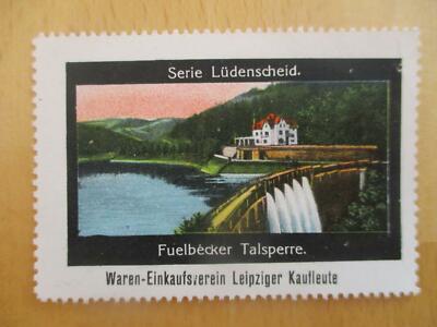 (6396) Reklamemarke - Lüdenscheid Fuelbecker Talsperre