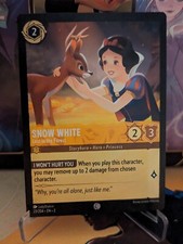 Snow White Lost in the Forest Lp-NM Lorcana TCG Rise of the Floodborn Com 23/204