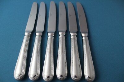 Wallace CONTINENTAL BATEMAN Dinner Knives Hollow (Set of 6) LIGHT USE 9 5/8''