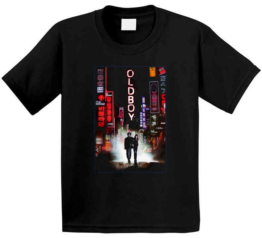 Oldboy, T-shirt, South Korean, Movie, Thriller, Korea, Park Ch, Manga