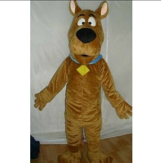 Scooby-doo Dog Brown Character Fancy Dress Cartoon Mascot Costume Adult Suit New
