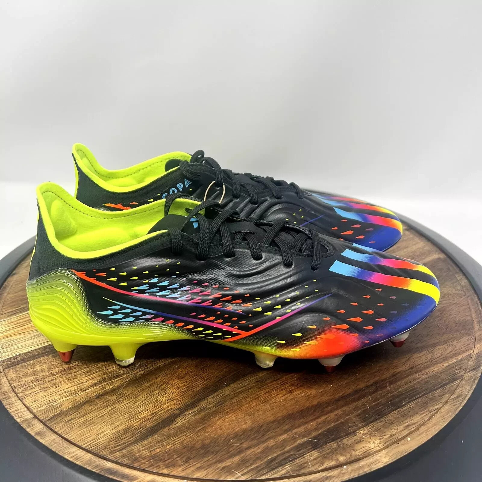 Adidas Copa Sense.1 Футбольные бутсы SG Black Blue Multi GY8933, мужские, Размер 12.