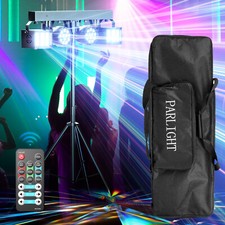 DJ Party Licht +Stand RGBW Stativ Par Bühnenlicht Disco Club Tragbare Tasche