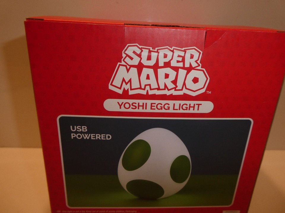 Paladone Yoshi Egg Light Officially Licensed Super Mario Bros