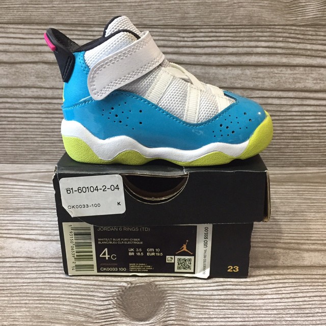 jordan 6 rings toddler