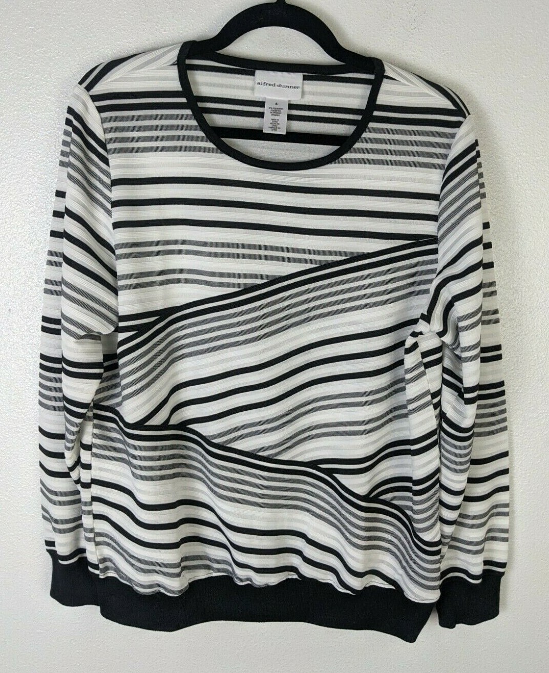 Alfred Dunner Sweater Top Pullover 