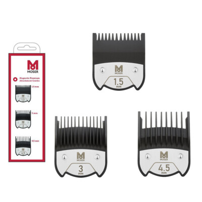 Wahl Aufsteckkamm Magnetisch Set 1 Sytem Moser 1,5mm 3mm 4,5mm