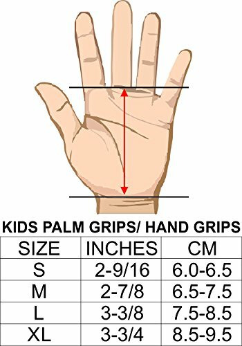 PUSH Athletic Gymnastics Youth Hand Grips (Blue, Large) - Picture 2 of 2
