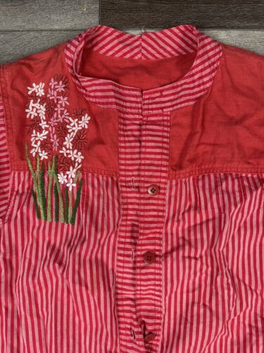 Abito mod vintage anni 60 rosso a righe made in Italy taglia 8 Lydia De Roma - Foto 3 di 13