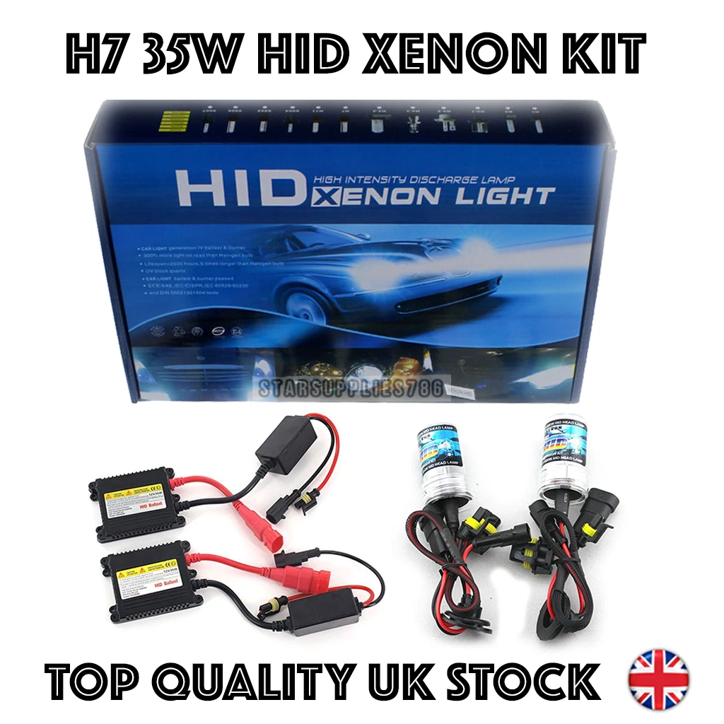 NEW 35W HID XENON CONVERSION SLIM KIT H7 35W 6000K 8000K eBay