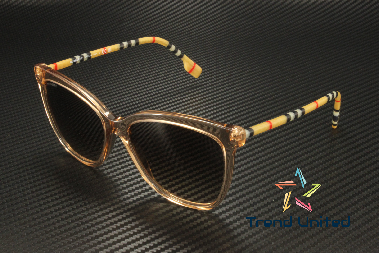 BURBERRY BE4308 400613 Clare Pink Brown Gradient 56 mm Women's Sunglasses