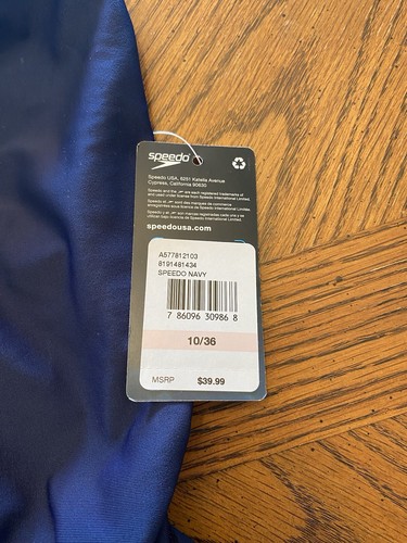 Speedo Youth ProLT Super Pro Solid One Piece Swimsuit - Navy, Size 10/36 (0118) - Picture 3 of 4