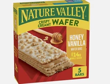 Nature Valley Crispy Creamy Wafer Snack Bars, Honey Vanilla Flavored Whole Grain