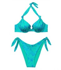 Top Bikini Push-Up Con Nodo Victoria's Secret, Bikini Brasiliano A Lato
