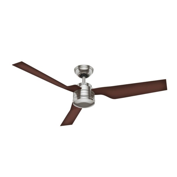 Deckenventilator Wohnzimmer LüFter Mit Wandschalter Hunter Flight 132 Cm Nickel-image