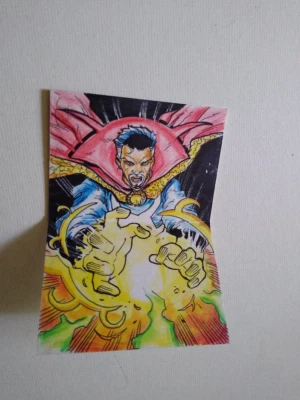 Marvel Premier Doctor Strange 2-panel sketch card Upper Deck 2012 unknown artist - Photo 1/4