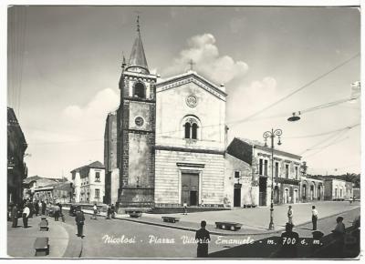 CATANIA (072) NICOLOSI Piazza Vittorio Emanuele FG/Vg 1956