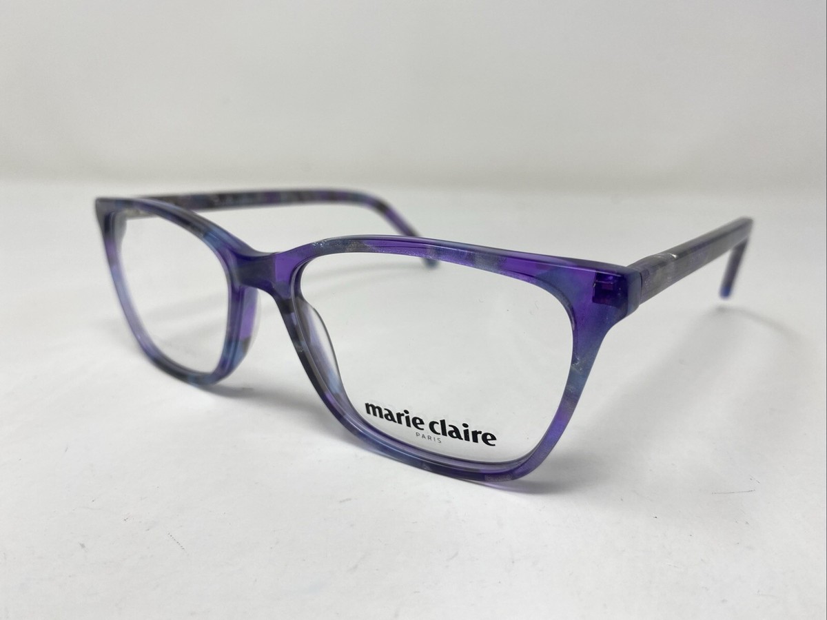 Marie Claire 6277 PURPLE MIX 54-16-140 Plastic Full Rim Eyeglasses