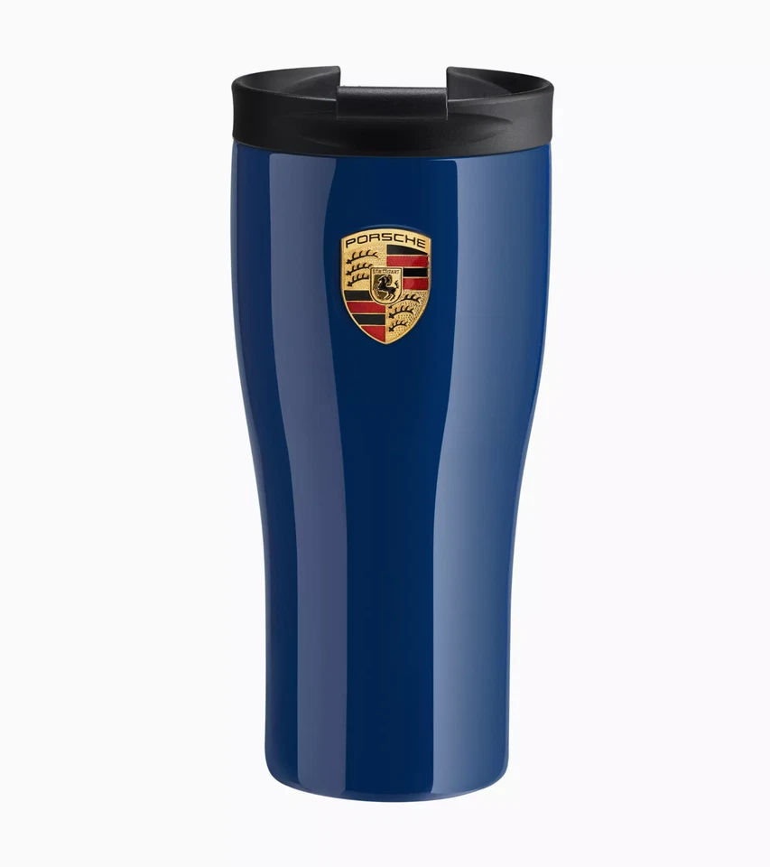 Original Porsche Thermobecher Edelstahl blau - "MARTINI RACING®", Coffee to go - Bild 2 von 4
