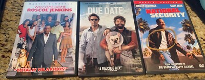Comedy 3 DVD Lot: Welcome Home Roscoe Jenkins / Due Date / National Security