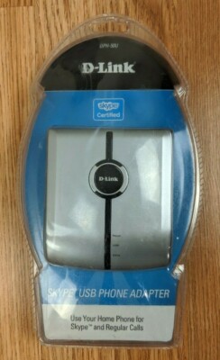 D-Link DPH-50U Skype USB Phone Adapter Skype Certified Internet Telephone 