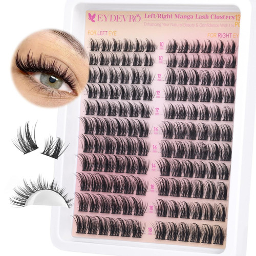 Manga Lash Clusters Wispy Eyelash Clusters Anime Cluster Eyelash Extensions Natu