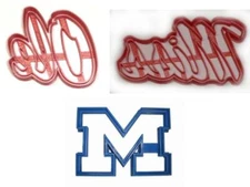 OLE MISS UNIVERSITY OF MISSISSIPPI NCAA SPORTS ATHLETIC COOKIE CUTTER USA PR1316