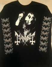 MAYHEM Dead Long Sleeve Shirt darkthrone per ohlin dead euronymous lords chaos 