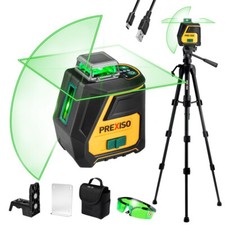 PREXISO 100Ft Green Self Leveling Cross Line ...
