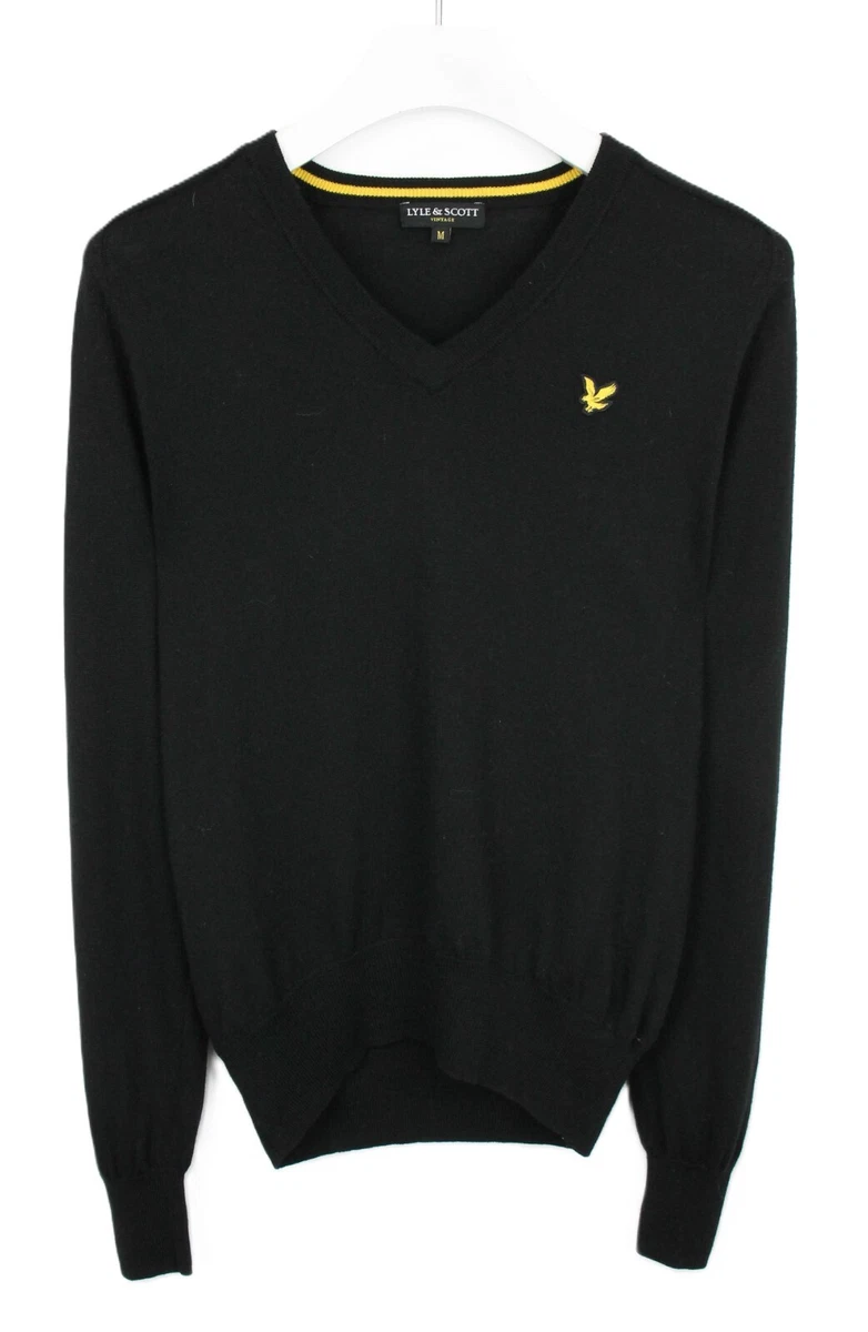 Pull Homme Lyle & Scott Col Zip Laine - Taille S-M - Bordeaux - Occasion