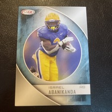 2023 SAGE LOW SERIES SILVER PARALLEL ROOKIE ISRAEL ABANIKANDA PITTSBURG #15