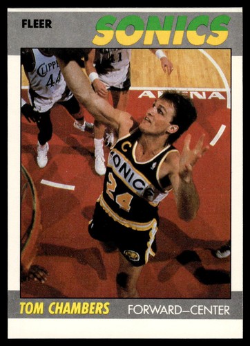 Tom Chambers | 1987-88 Fleer #19 | Near Mint or Better - Foto 1 di 2