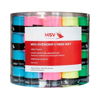 MSV Msv Overgrip Cyber Wet, 60/Pack Tennisovergrip mehrfarbig 60er Pack NEU