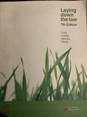 Laying down the law english edition