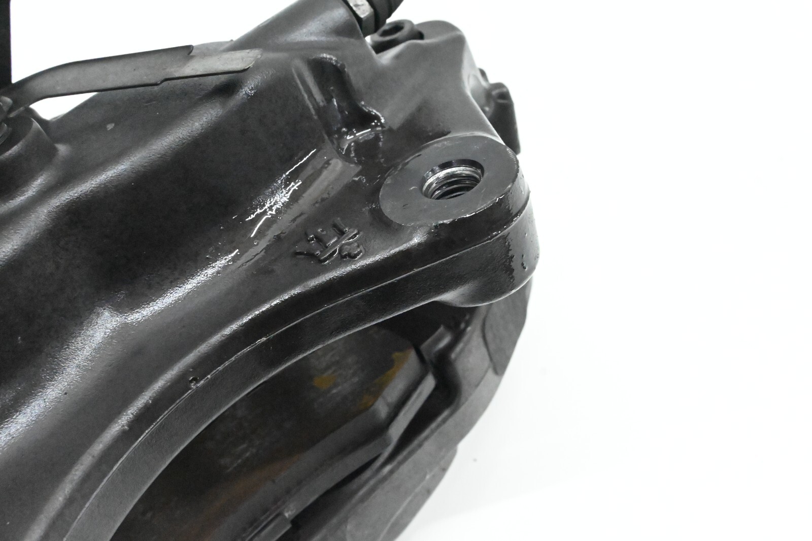 ⭐ 14-17 Maserati Ghibli Quatt Rear Left Brembo Brake Caliper Shoe Silver Oem