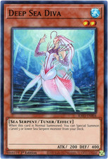 Yugioh! Deep Sea Diva RA03-EN004 - Super Rare NM/M Quarter Century Bonanza