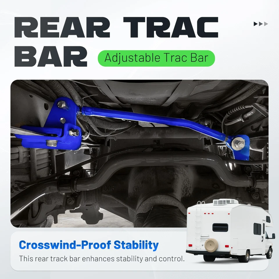 Adjustable Trac Bar Rear Track Bar For Ford F53 V10 16-19.5K GVWR - Imagem 3 de 4