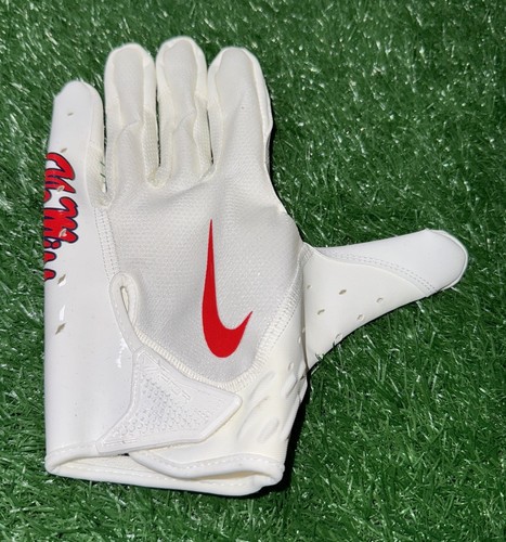 Nike Ole Miss Rebels Issued Vapor Jet Football Left Glove Only Size 2XL Used