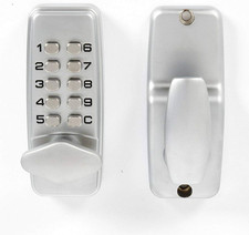 Mechanical Password Lock, Smart Keyless Digital Electronic Password Silver
