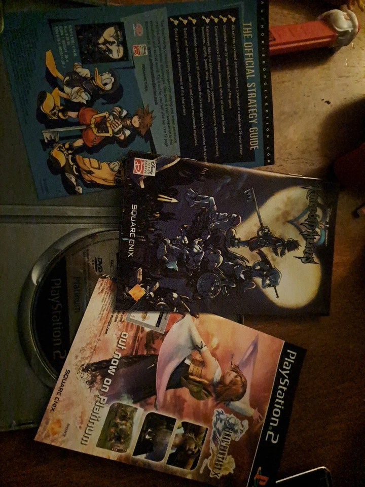Juego Kingdom Hearts PS2 con Manual Edición Platino Pal Extra Stratigy Giude Foto 2 de 2