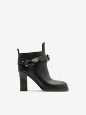 Burberry Leather Stirrup Low Boots