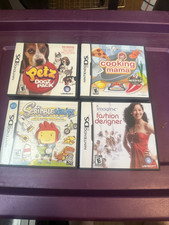 Lot 4 Nintendo DS Cases And Manuals Only NO GAMES rb20