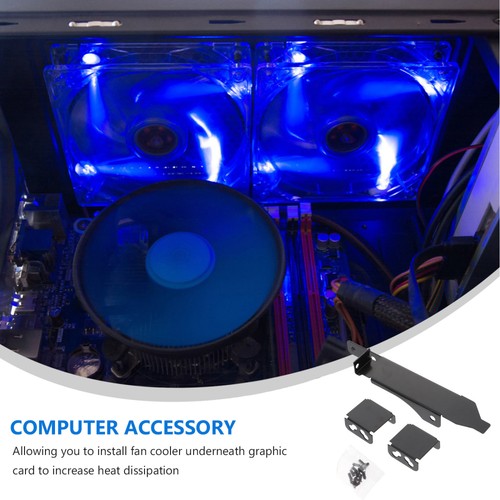 Holder Mount Video Effective Fan Rack Fan Bracket PCI Slot Cover Computer - 第 4/12 張圖片