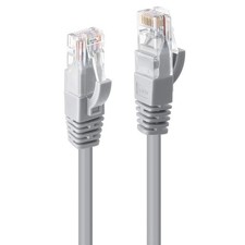 LINDY 7.5m Cat.6 U/UTP Network Cable, Grey 7.5m Grey