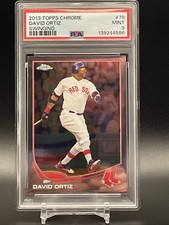 DAVID ORTIZ 2013 Topps Chrome SWINGING #79 PSA 9 MT HOF-Red Sox🔥⚾️