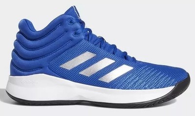 UK Größe 8,5 - Adidas Pro Spark Hi Top COMFY Turnschuhe Basketball royalblau
