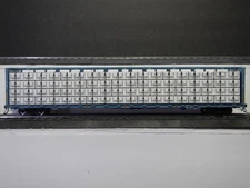 Solid Wood Wrapped Lumber Load for 72 Foot Centerbeam Flat Car