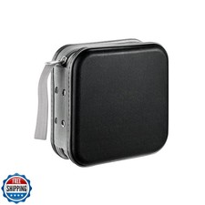 LIOVODE DVD Case, 48 Capacity CD Case Portable CD Holder Storage